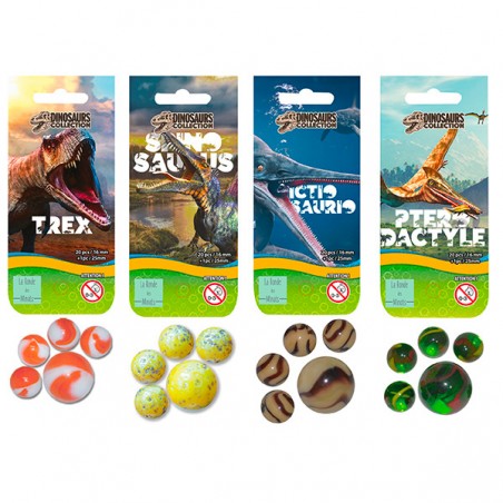  20 BILLES DINOSAURE + 1 CALOT DB 20