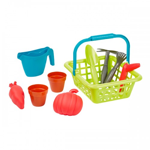  PANIER JARDIN GARNI 28CM