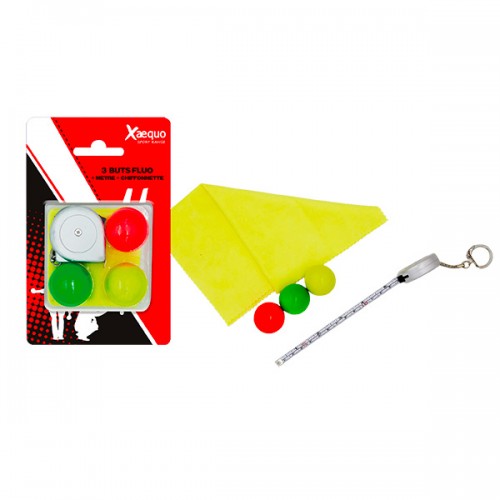  3 BUTS FLUO-METRE-CHIFFON...