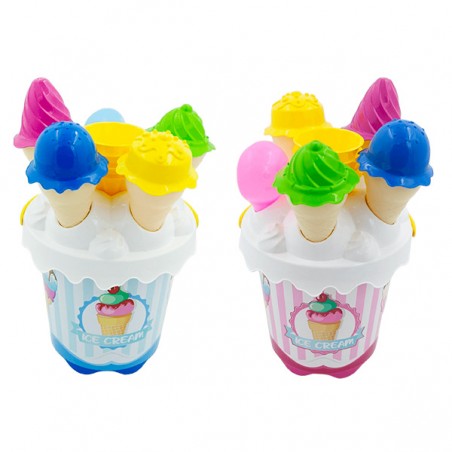  SEAU GARNI CORNETS DE GLACE D.18CM