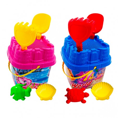  SEAU CHÂTEAU FORT DECORE GARNI 20CM