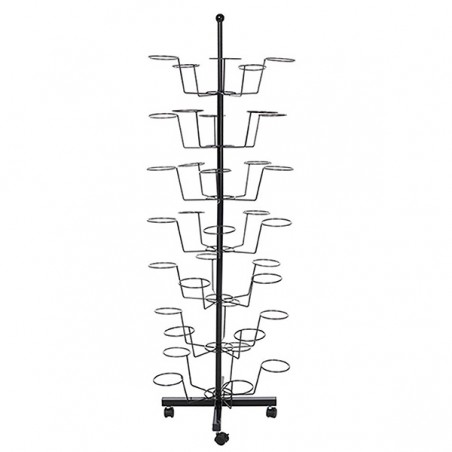  PRESENTOIR METAL VIDE CHAPEAUX