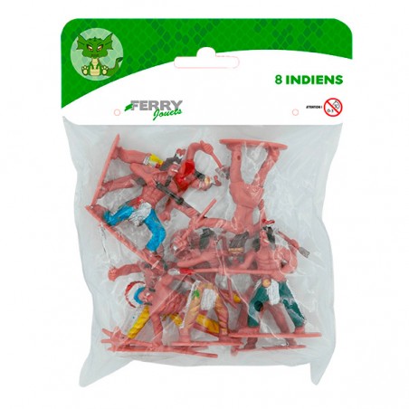  SACHET 8 COW BOYS OU 8 INDIENS