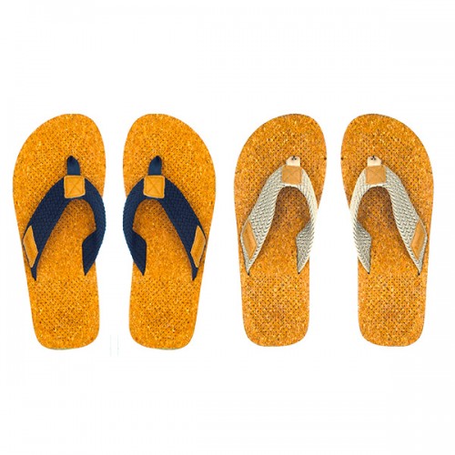  TONGS TISSU EFFET LIEGE...