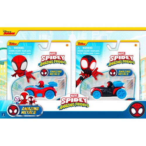  SPIDEY VEHICULE METAL ASST...