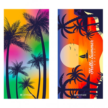  SERVIETTE SUNSET MICROFIBRE 70X140CM