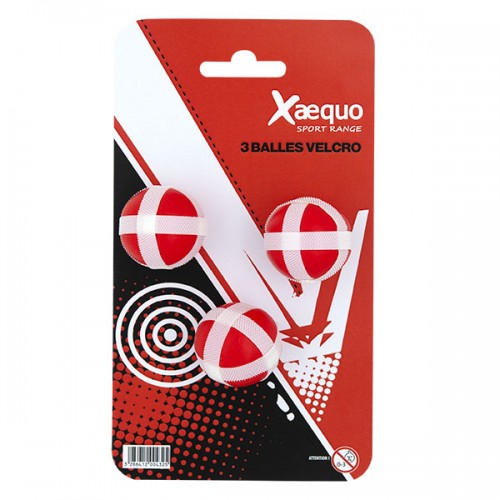  3 BALLES VELCRO XAEQUO