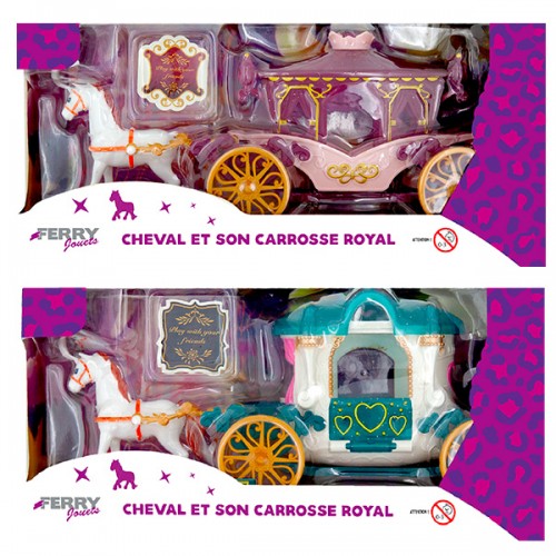  CHEVAL ET SON CARROSSE ROYAL