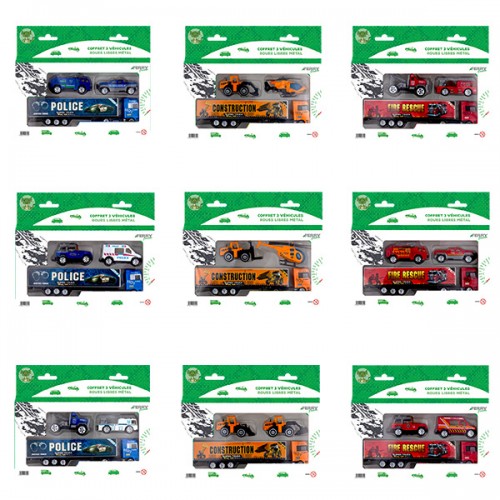  COFFRET 3 VEHICULES METAL...