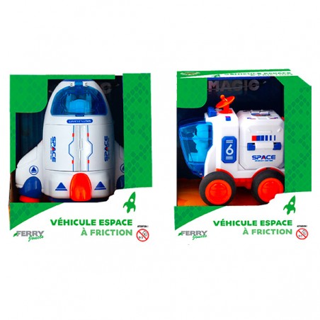  VEHICULE DE L'ESPACE A FRICTION