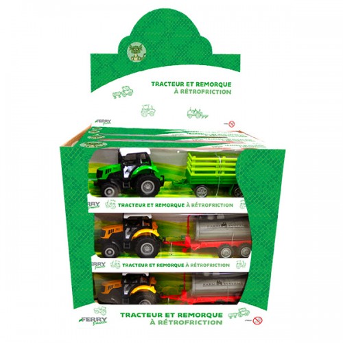  TRACTEUR ET REMORQUE METAL...