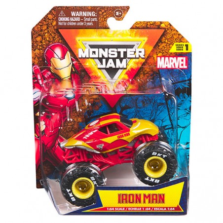  MONSTER JAM MARVEL DIE CAST 1:64 ASST