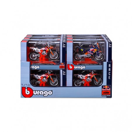  1/18 MOTOCROSS REDBULL ASST DB12