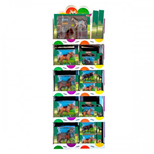  BOX CHEVAUX 84 PCS