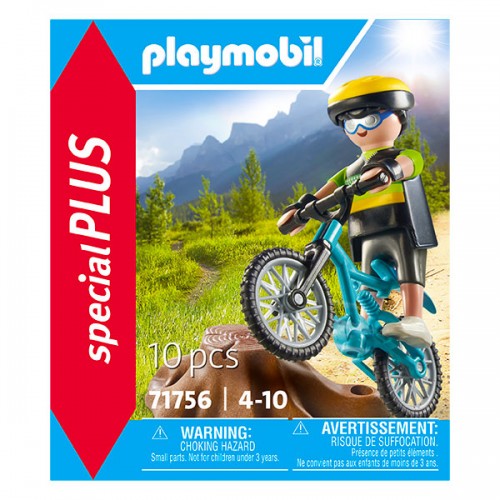  CYCLISTE AVEC VTT ET...