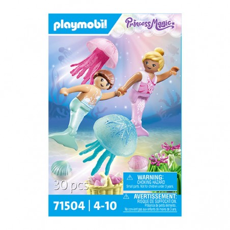  ENFANTS SIRENES MEDUSES COQUILLAGES