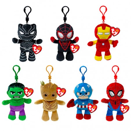  PELUCHE 9CM MARVEL CLIPSTRIP 24 PCS
