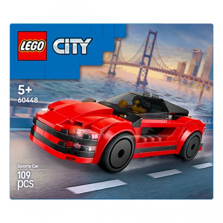  LA VOITURE DE SPORT ROUGE