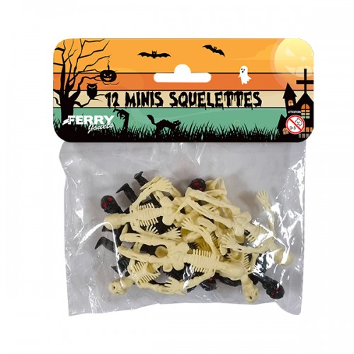  12 MINI SQUELETTES