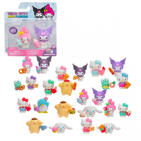  HELLO KITTY 2 FIGURINES 5CM ASST