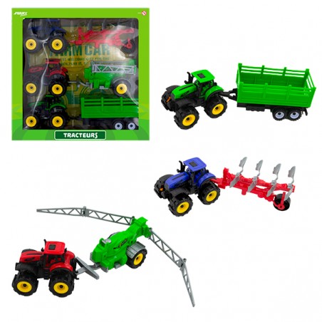  3 TRACTEURS DE LA FERME