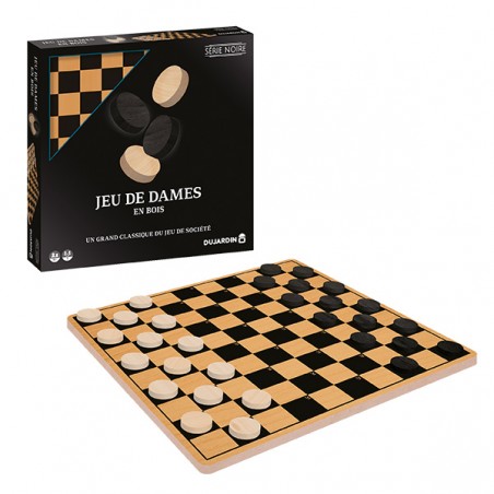  JEU DE DAMES EN BOIS