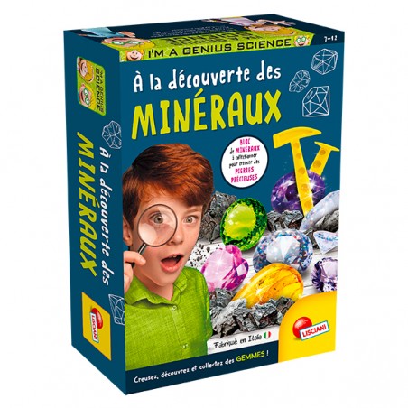  I'M A GENIUS POCKET DECOUV. DES MINERAUX