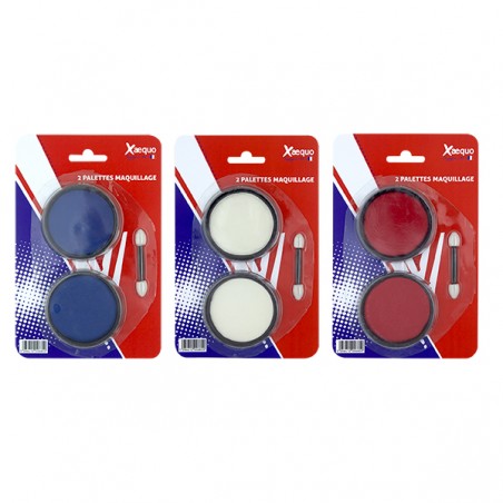  2 PALETTES MAQUILLAGE XAEQUO SUPPORTER