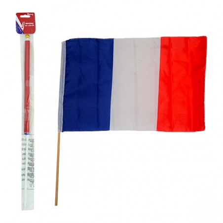  DRAPEAU FRANCE 45X30CM XAEQUO SUPPORTER