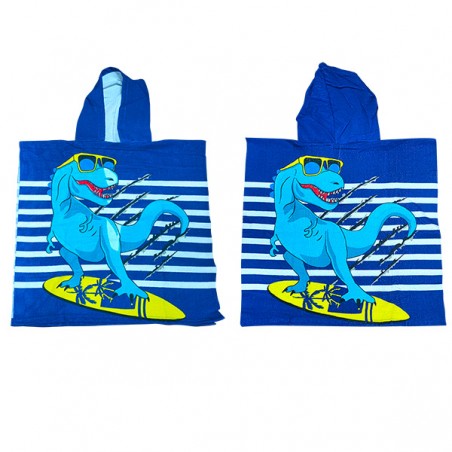  PONCHO DINOSAURE MICROFIBRE