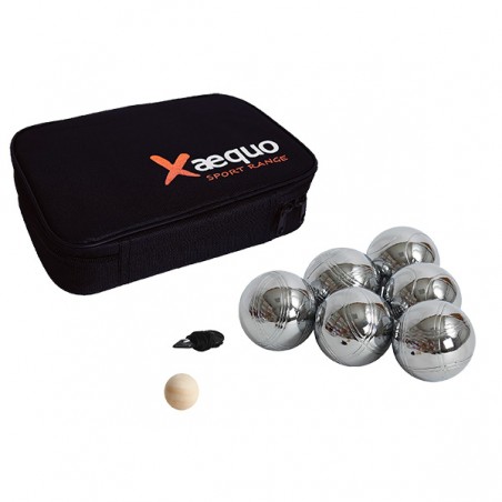  6 BOULES DE PETANQUE METAL XAEQUO
