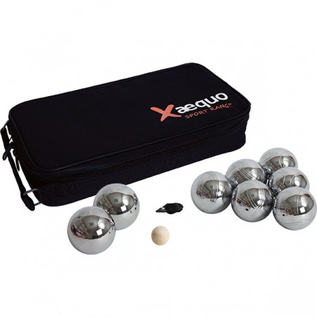  8 BOULES DE PETANQUE METAL XAEQUO