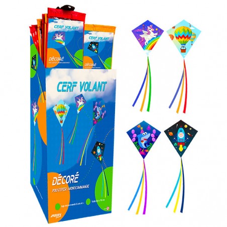  CERF-VOLANT 60X70CM NYLON DECORE MC DB48