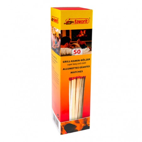  50 ALLUMETTES GEANTES SPECIALES BARBECUE