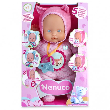  NENUCO POUPON 5 FONCTIONS - ROSE