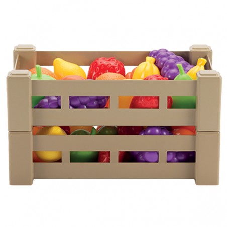  CAGETTE FRUITS & LEGUMES ASSORTIS 26CM