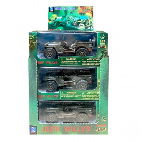  JEEP WILLYS DIE CAST DB12PCS