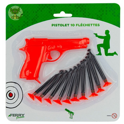  PISTOLET 13CM 10 FLECHETTES