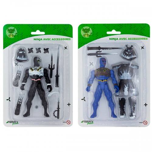  NINJA 16 CM AVEC ACCESSOIRES