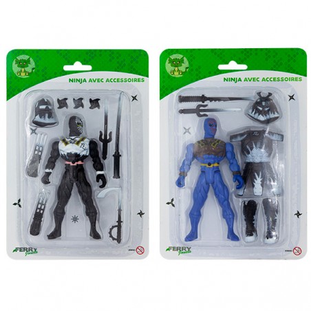  NINJA 16 CM AVEC ACCESSOIRES