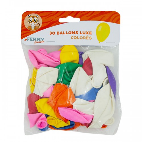  30 BALLONS LUXE COLORES