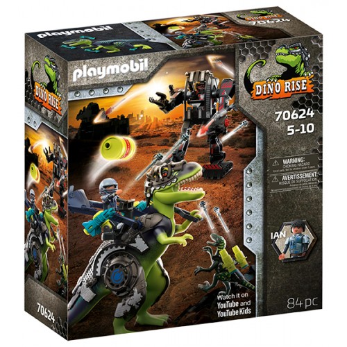  TYRANNOSAURE ET  ROBOT GÉANT