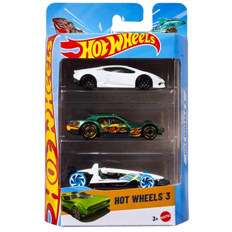  PACK 3 VOITURES HOT WHEELS