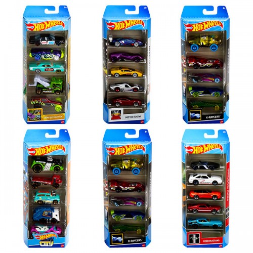  HOT WHEELS EN BLISTER DE 5