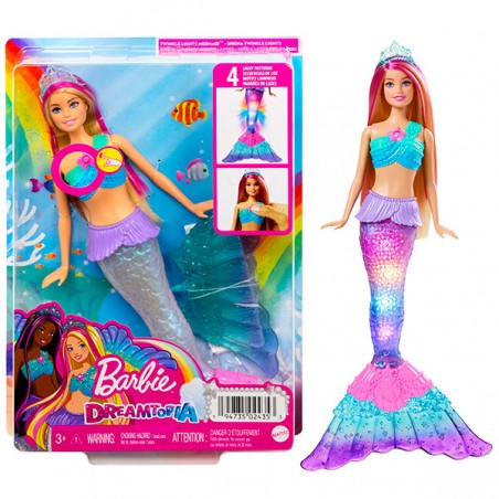  BARBIE SIRENE LUMIERES DE REVE
