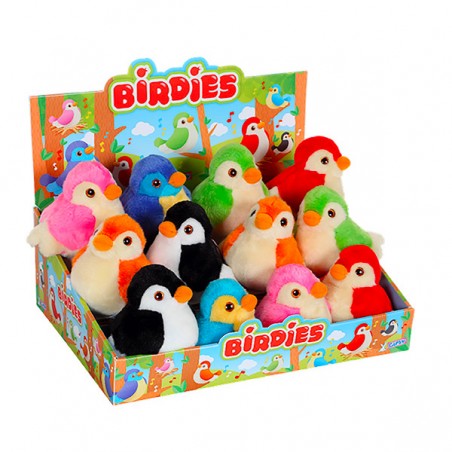  BIRDIES SONORES 14CM ASST DB12