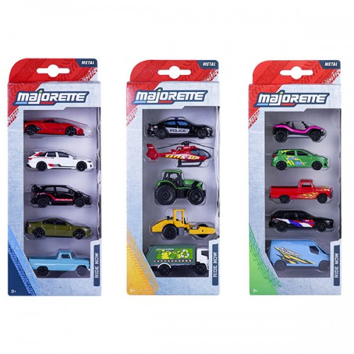  MAJORETTE PACK DE 5 PCS  ASST
