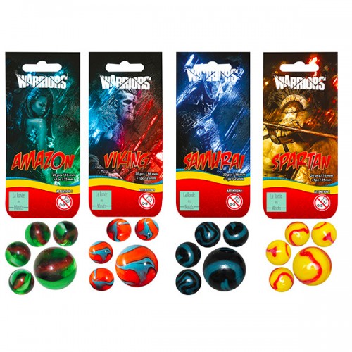  20 BILLES WARRIOR + 1...