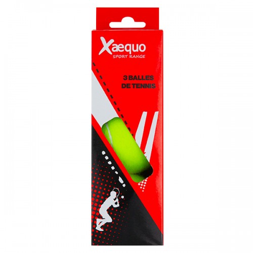  3 BALLES DE TENNIS 2* XAEQUO