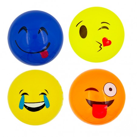 BALLON PVC EMOJI D.21CM DEGONFLE